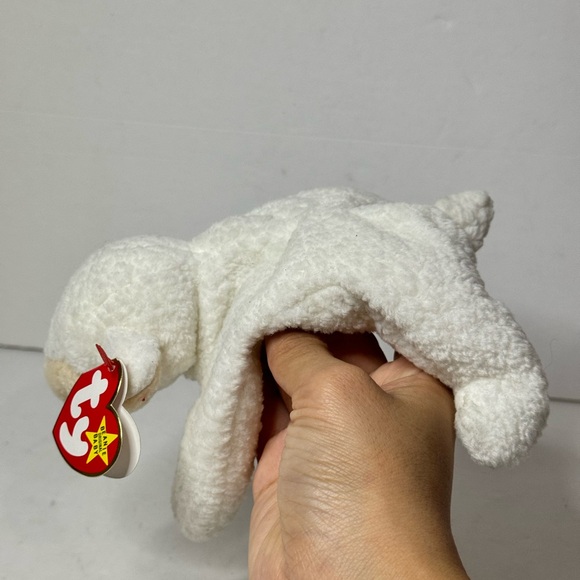 TY Fleece Beanie Baby Retired Lamb “Fleece” 1996 - Picture 2 of 8